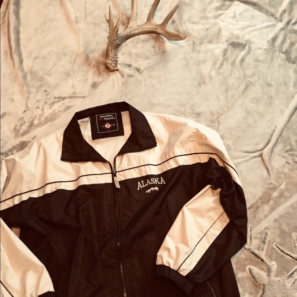 🆘 relisting ❣️ misplaced 🗻 Light Weight Jacket WINDBREAKER ALASKA  Sz XL EPL